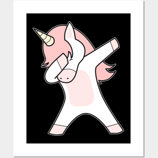 Dabbing Unicorn Posters and Art